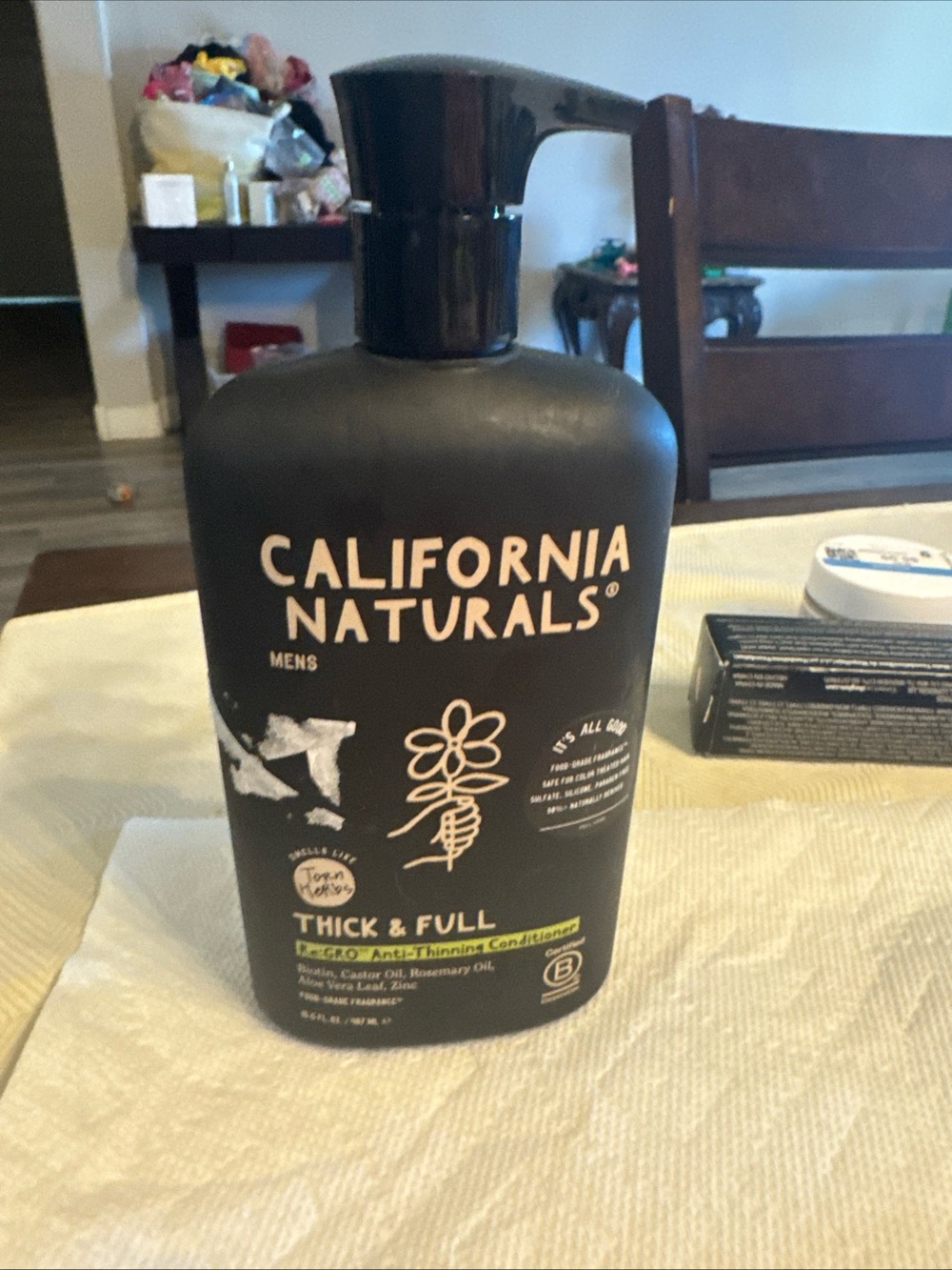 Mens Thick & Full Conditioner - Black